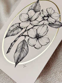 Apple Blossom postcard